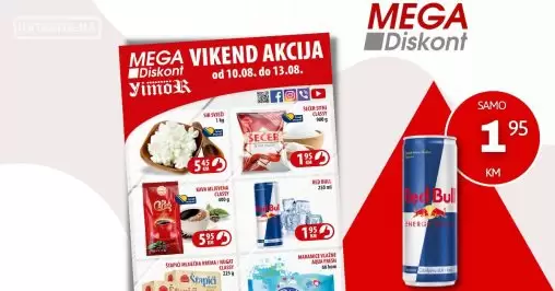 Mega Diskont vikend akcija 10-13.8.2023.