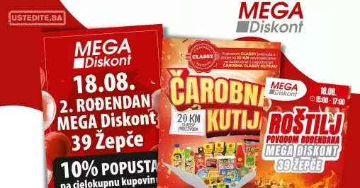 Mega Diskont Žepče slavi rođendan