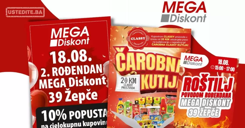 Mega Diskont Žepče slavi rođendan