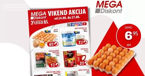 Mega Diskont vikend akcija 24-27.8.2023.