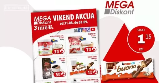 Mega Diskont vikend akcija 31.8-3.9.2023.