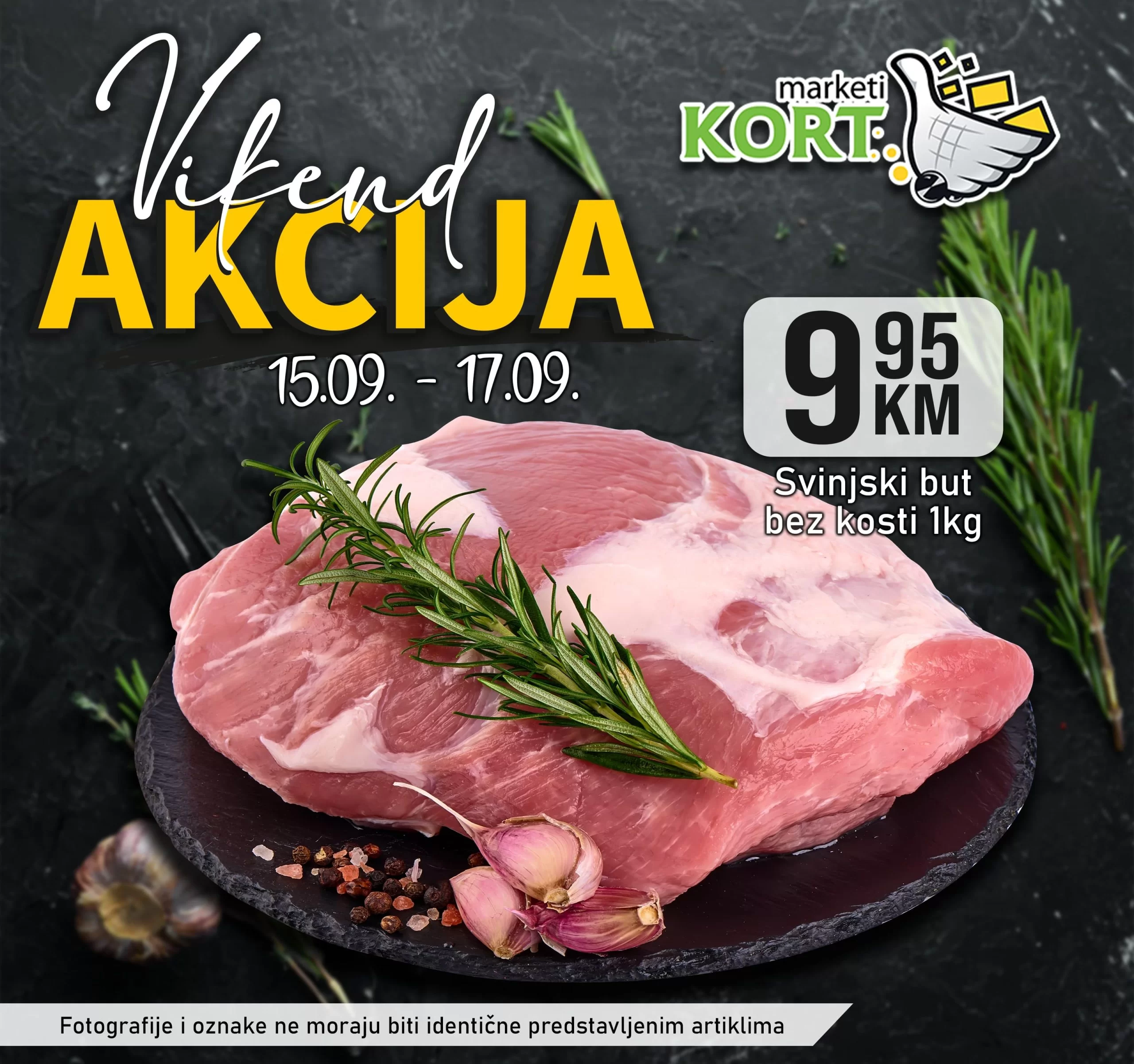 Kort vikend akcija 15-17.9.2023.