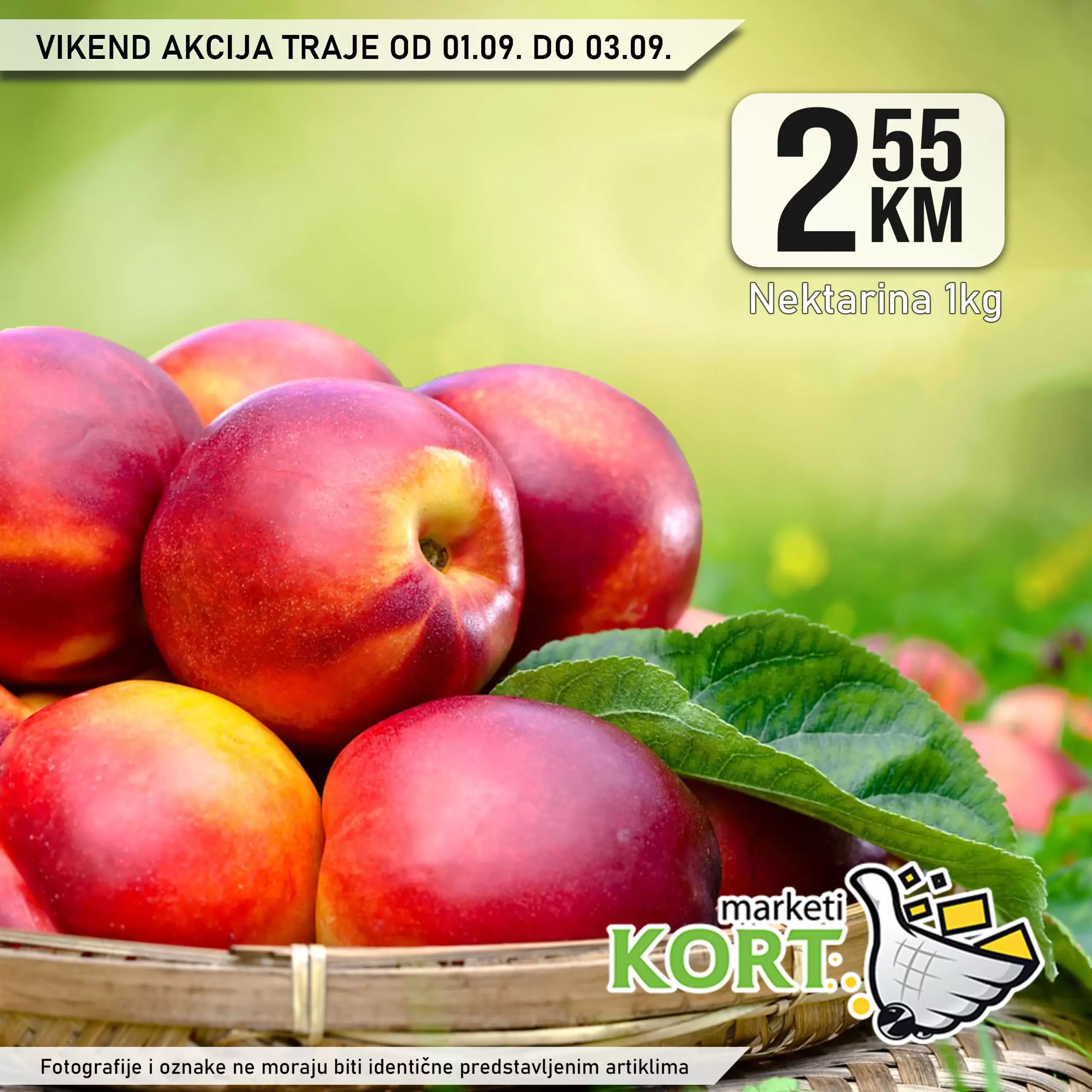 Kort vikend akcija 1-3.9.2023.