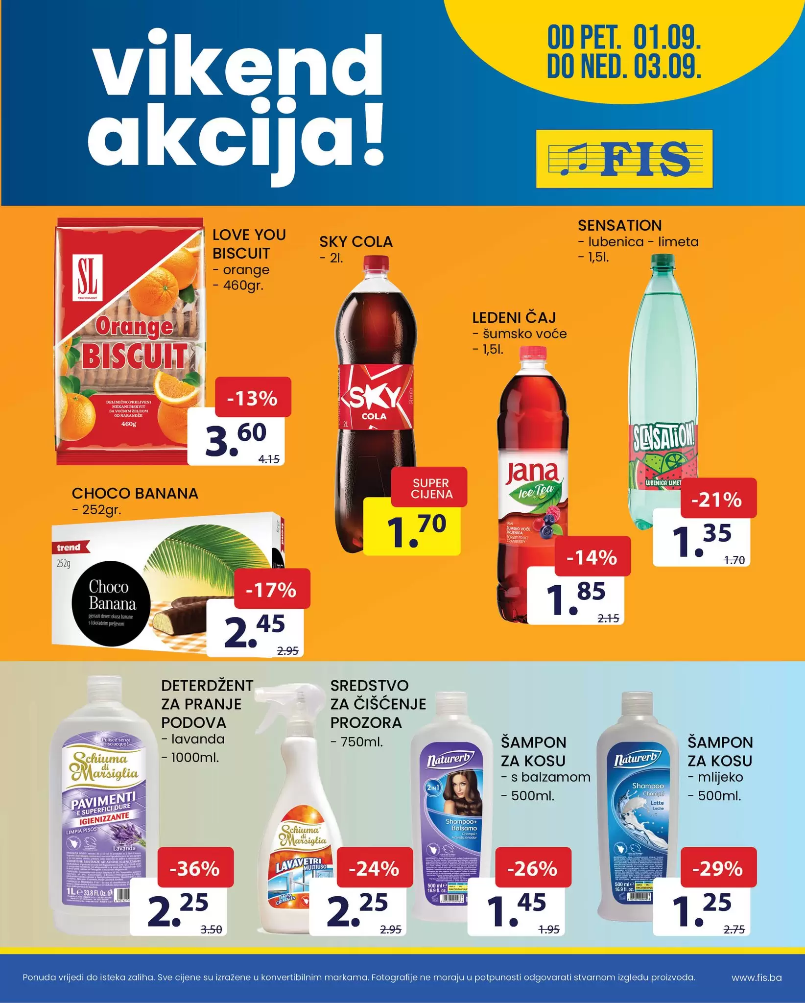 Fis vikend akcija PREHRAN & HEMIJA