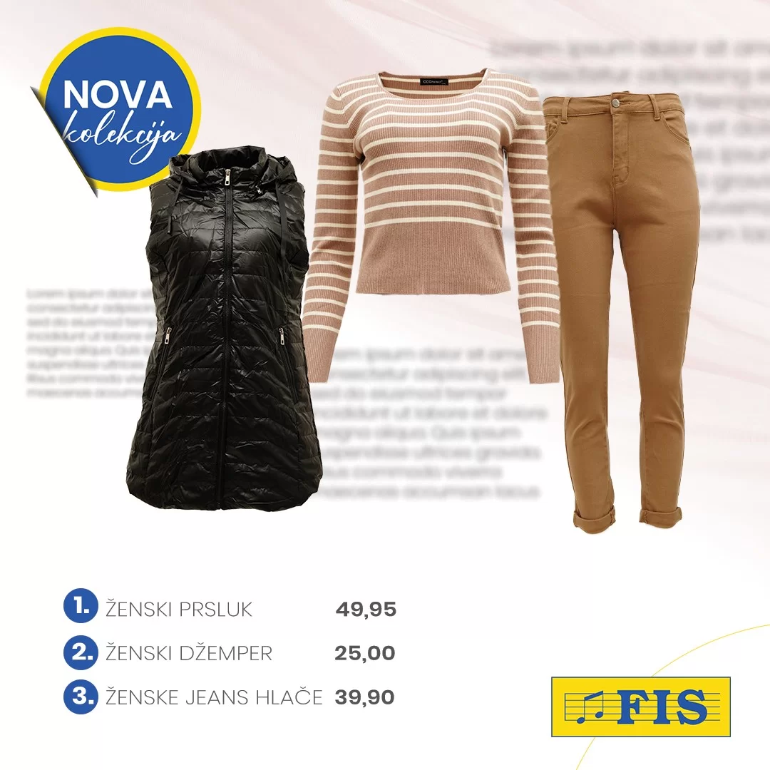 Fis NOVA KOLEKCIJA odjeće