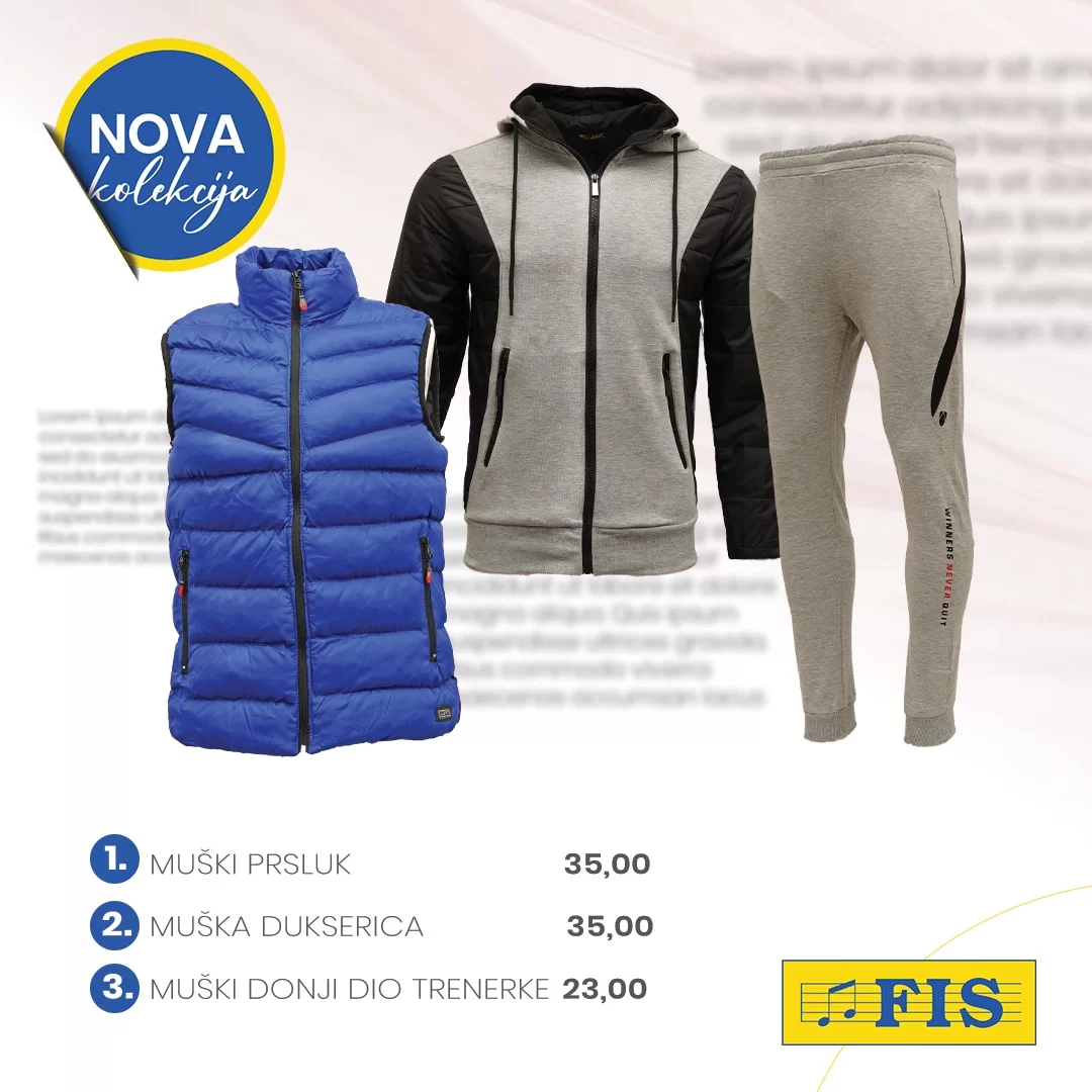 Fis NOVA KOLEKCIJA odjeće