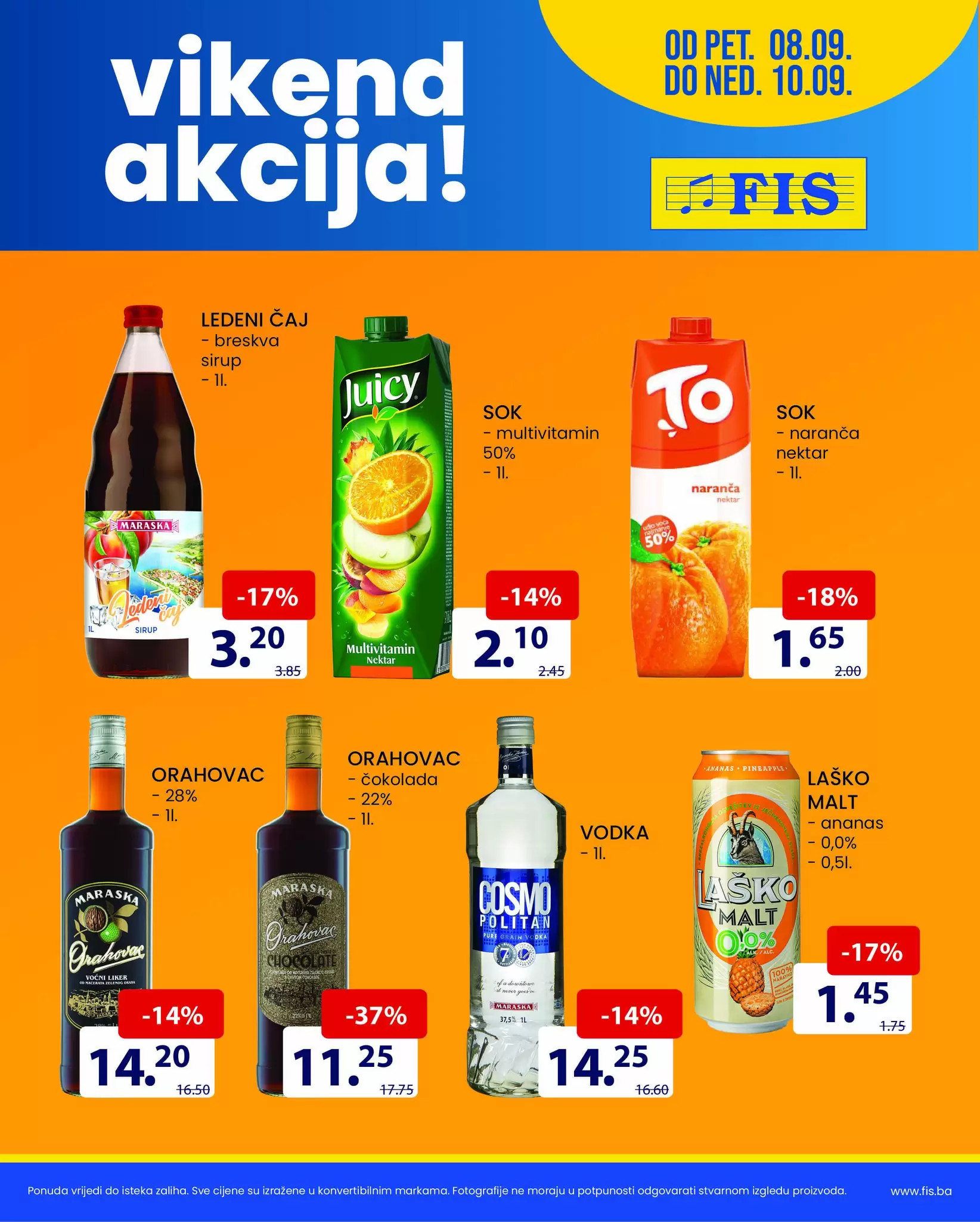 Fis vikend akcija 8-10.9.2023.