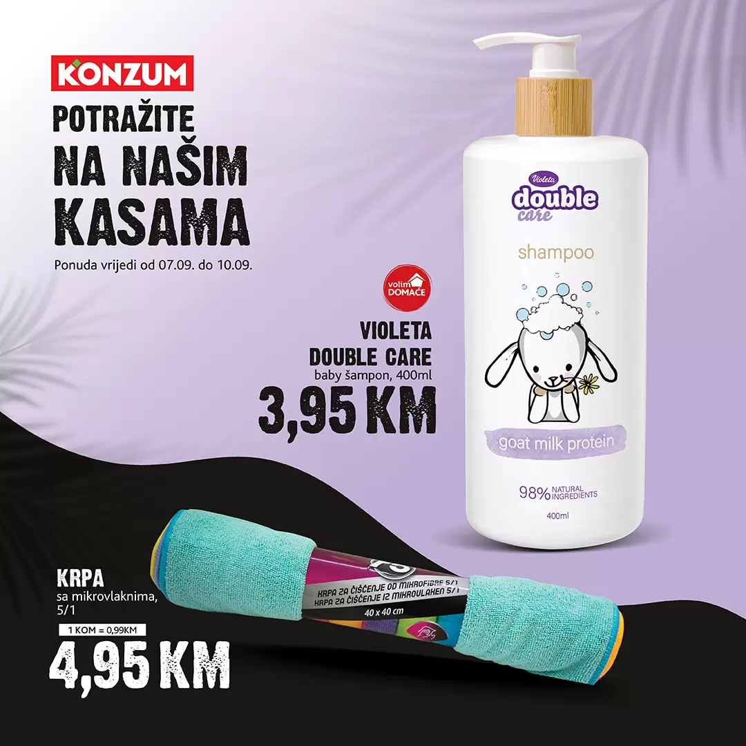 Konzum AKCIJA NA KASAMA 7-10.9.2023.