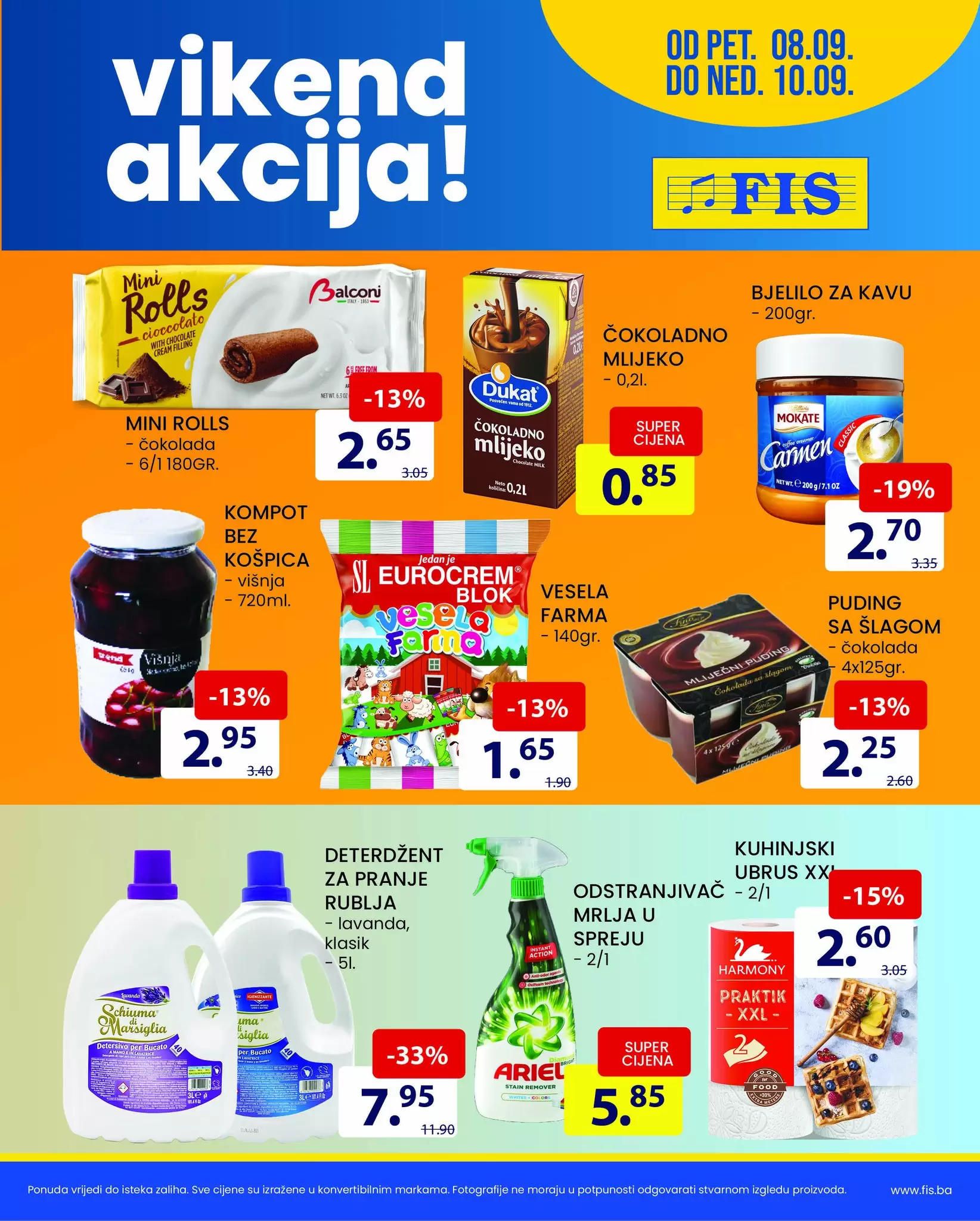 Fis vikend akcija 8-10.9.2023.