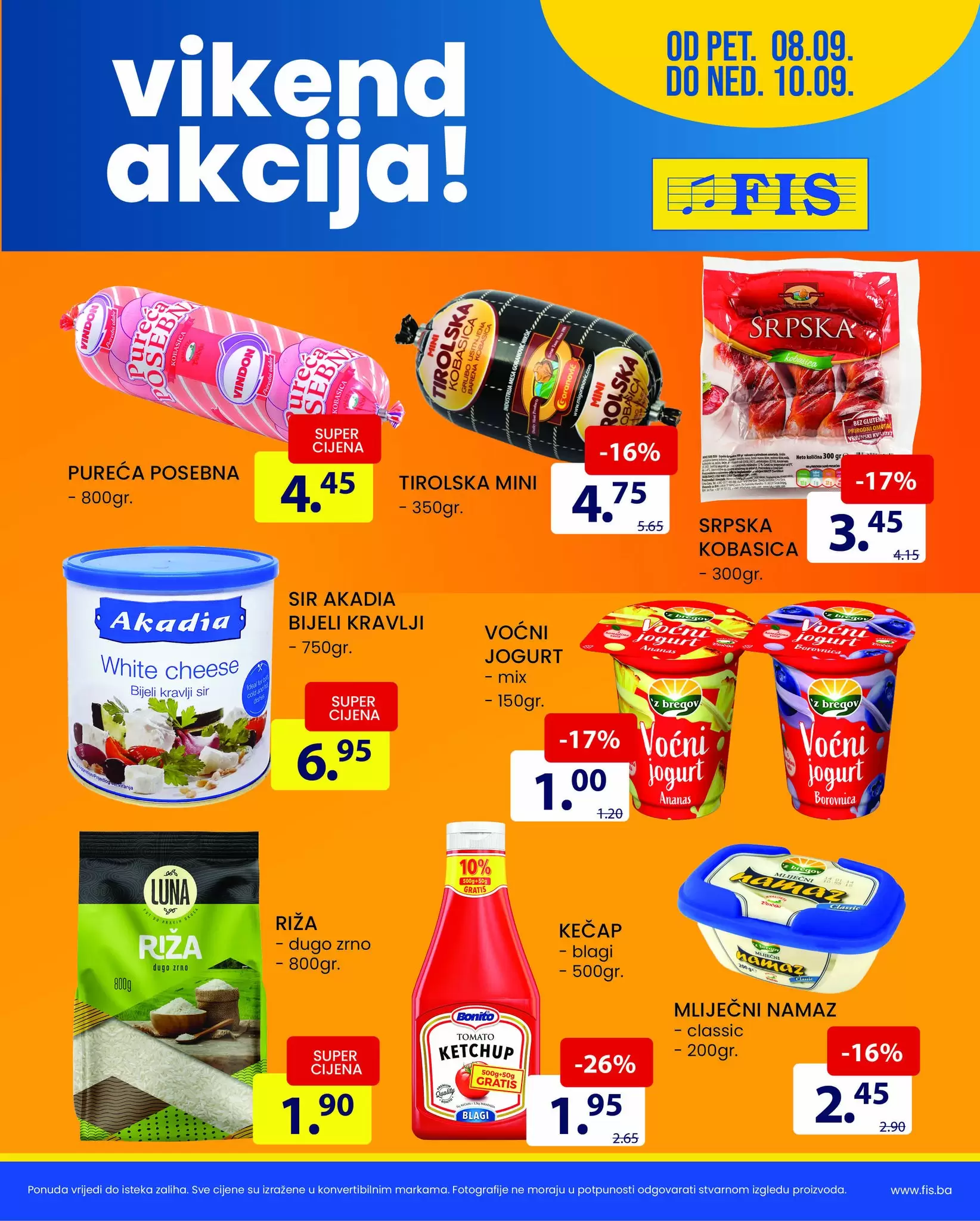 Fis vikend akcija 8-10.9.2023. 