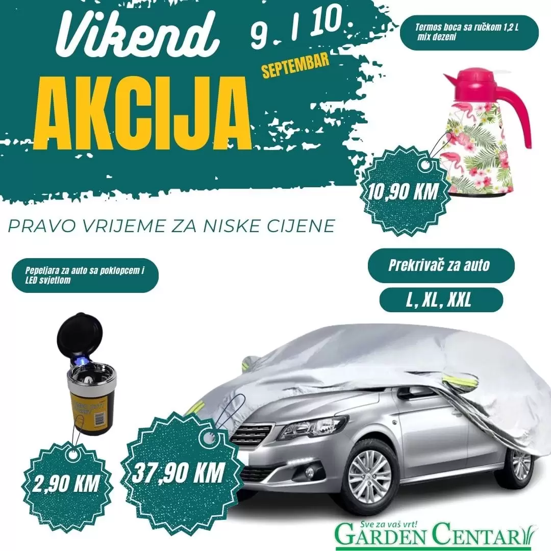 Garden Centar vikend akcija 9-10.9.2023. 