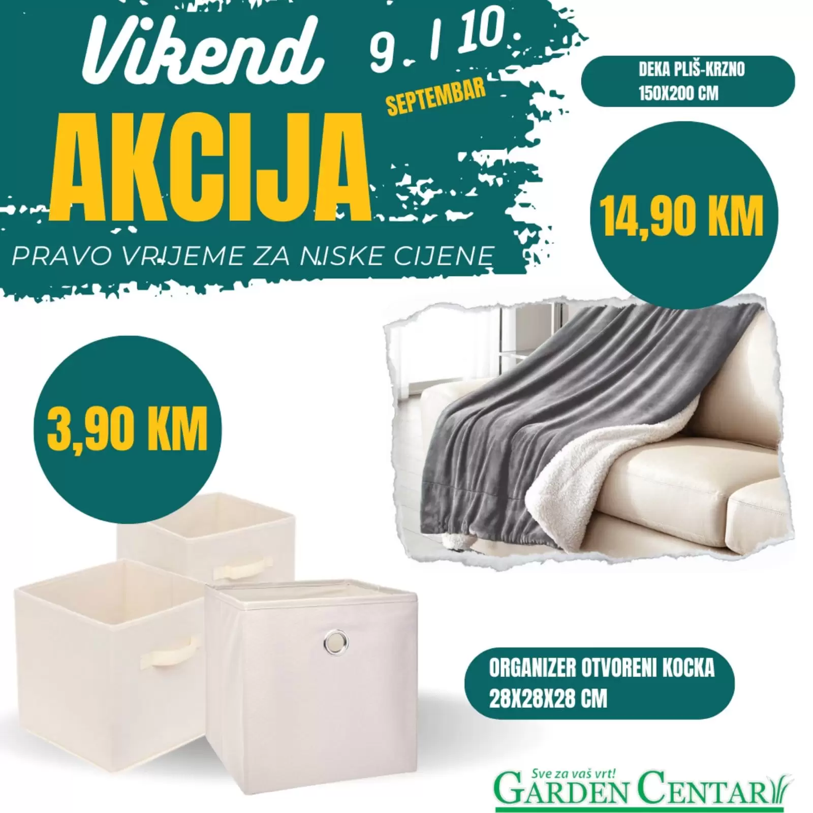 Garden Centar vikend akcija 9-10.9.2023. 