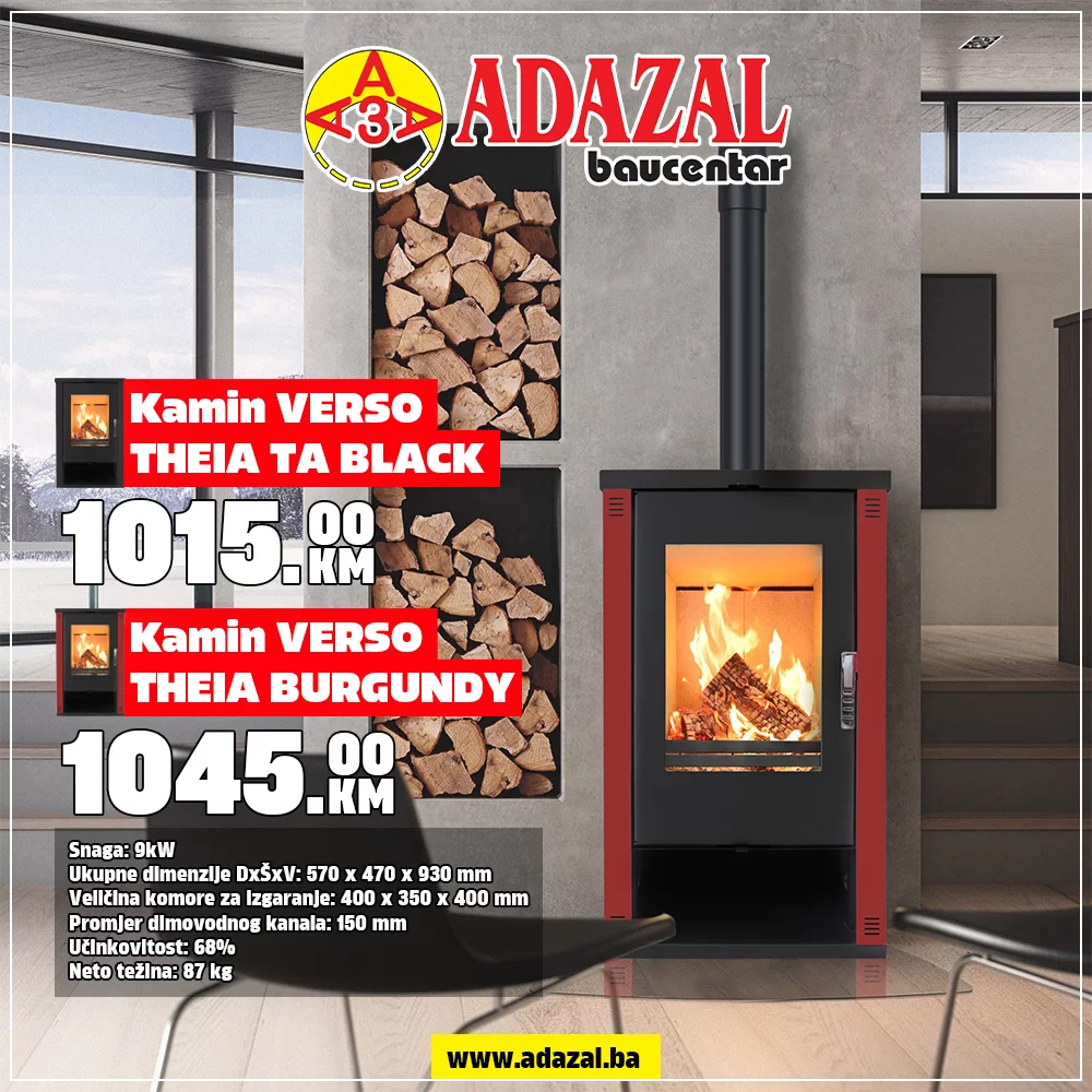 Adazal VERSO KAMINI - NOVO u ponudi