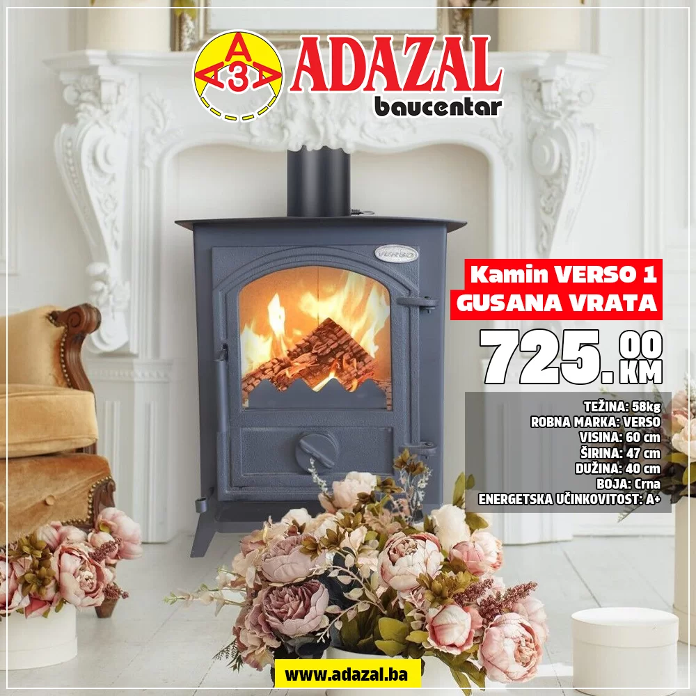 Adazal VERSO KAMINI - NOVO u ponudi