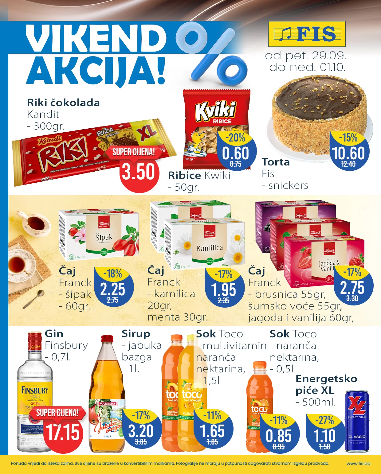 Fis vikend akcija 29.9-1.10.2023.