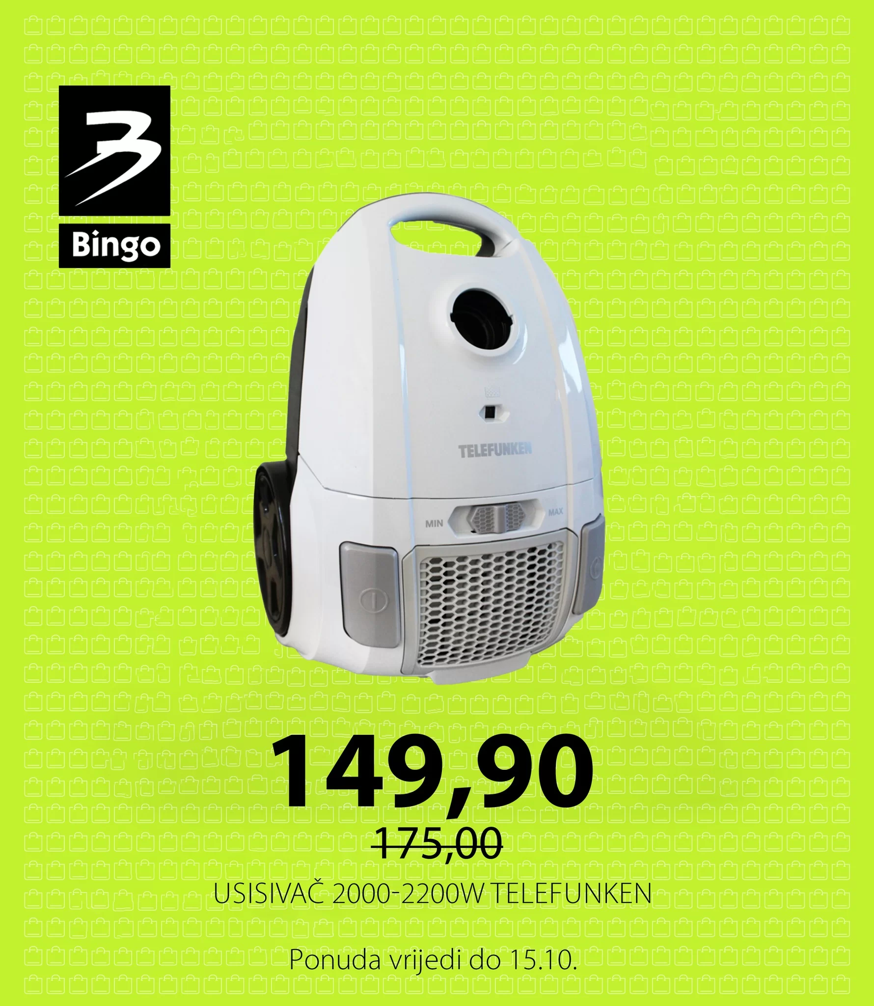 Bingo SNIŽENJE TEHNIKA - online shop - akcija do 15.10.2023.
