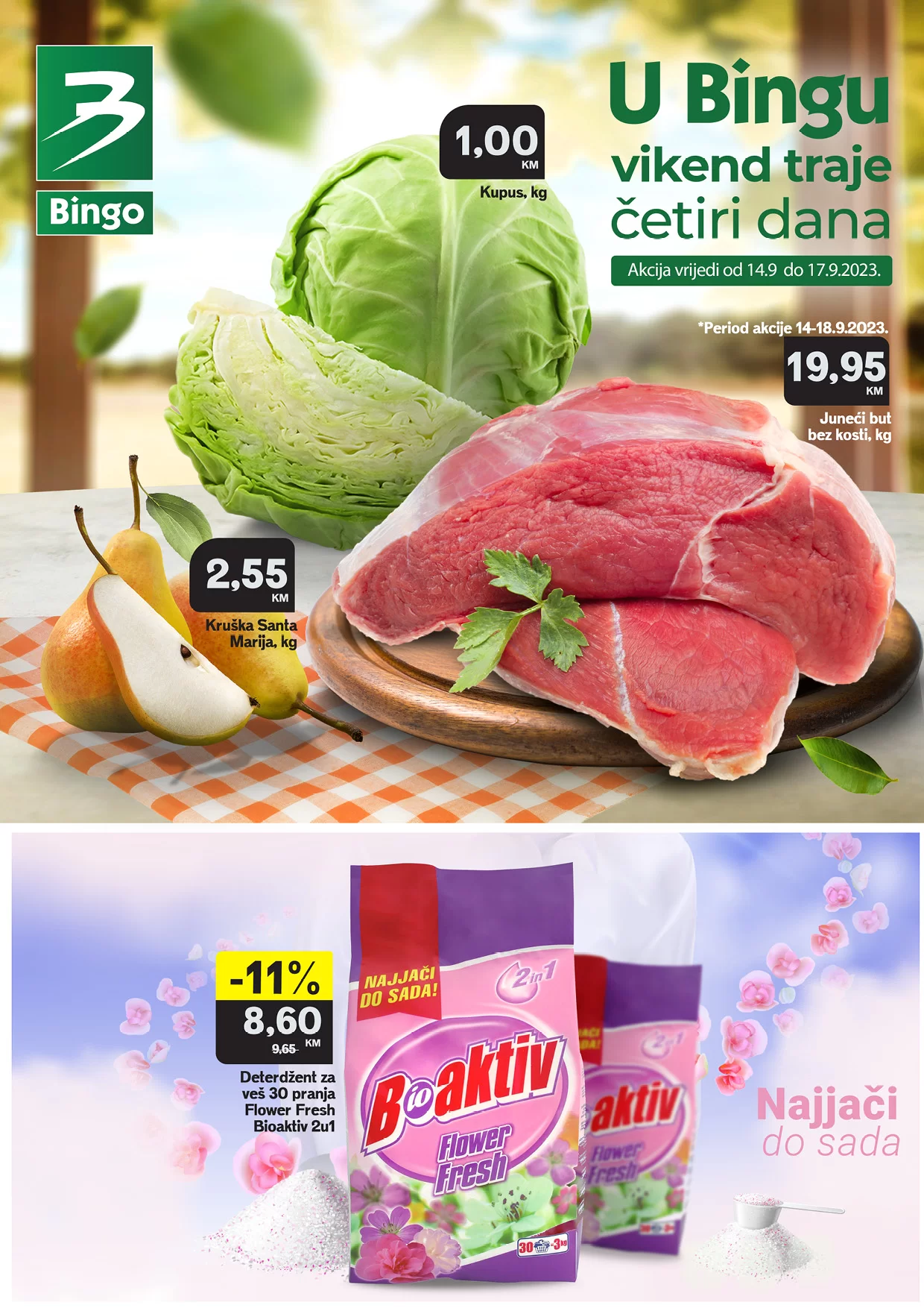 Bingo vikend akcija 14-17.9.2023.