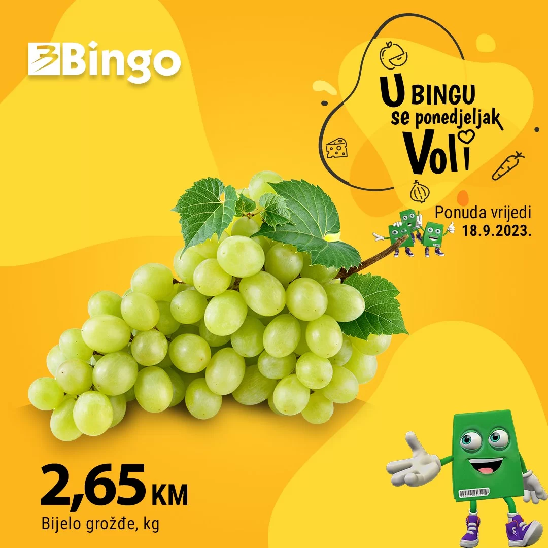 Bingo CIJENA DANA 18.9.2023. 