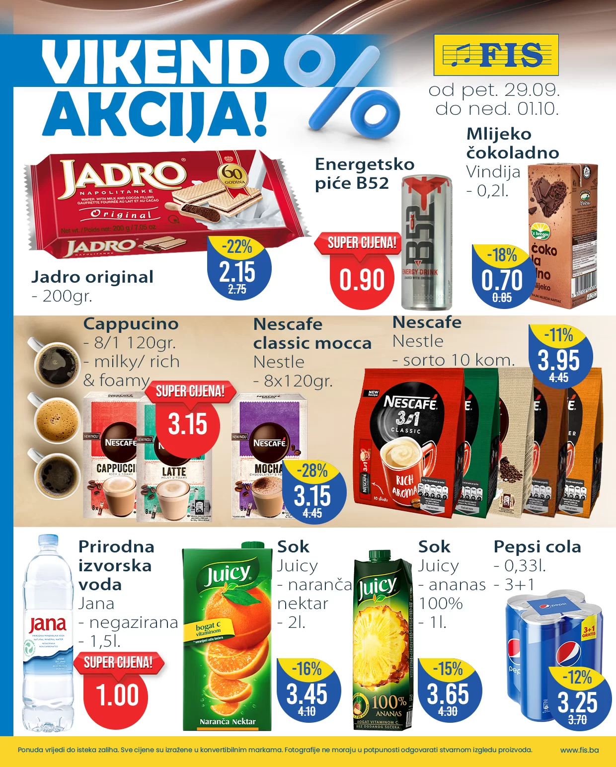 Fis vikend akcija 29.9-1.10.2023.