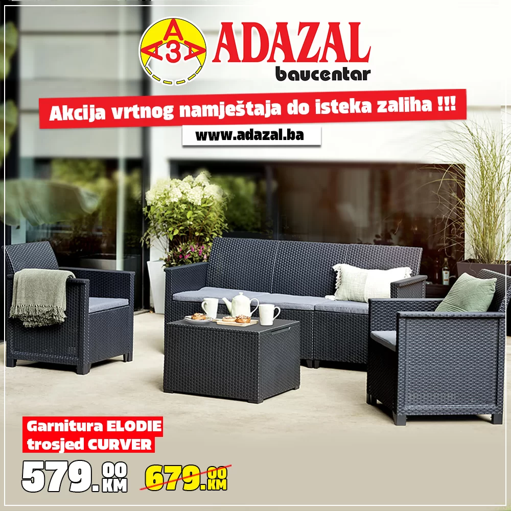 Adazal SEZONSKA RASPRODAJA vrtnog namještaja 