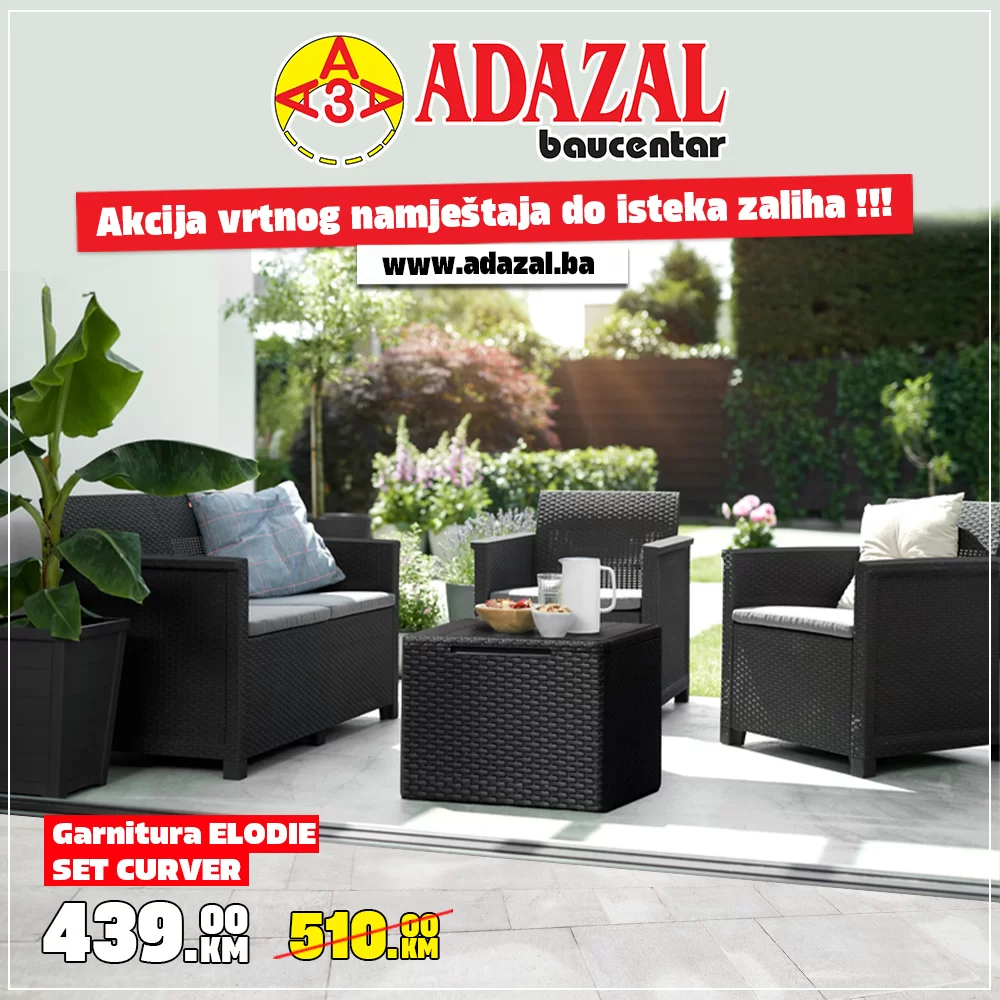 Adazal SEZONSKA RASPRODAJA vrtnog namještaja 