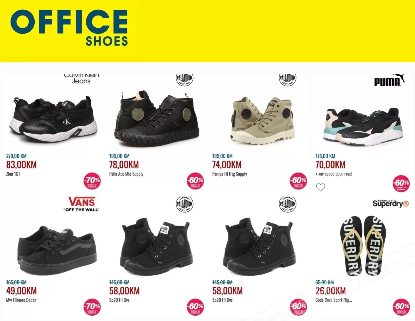 Office Shoes ⇢ Donimo vam 10 modela sniženih od 60% do 70%