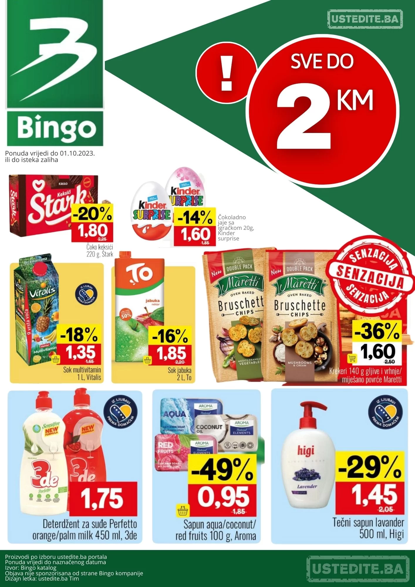 Bingo SVE DO 2 KM!