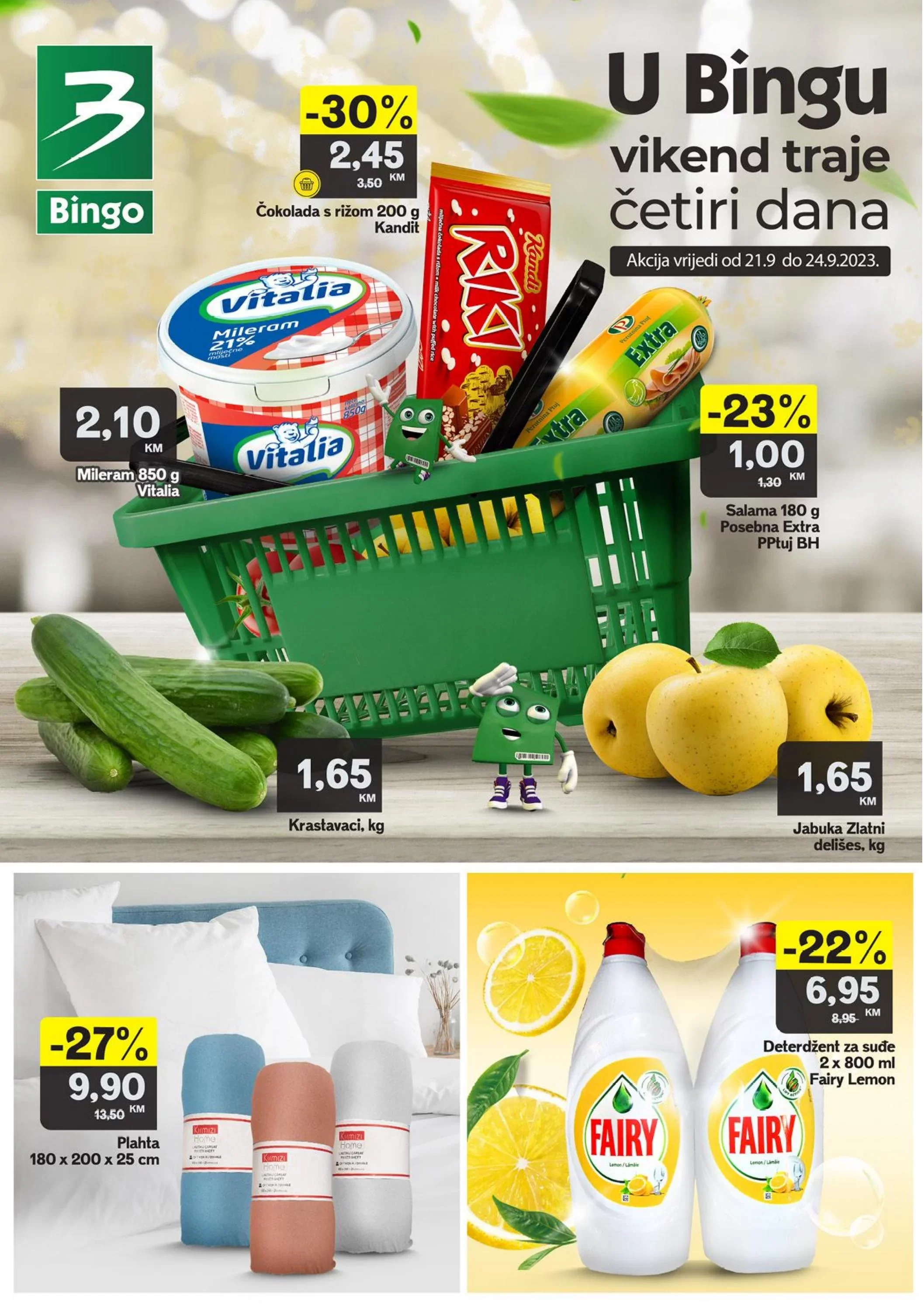 Bingo vikend akcija 21-24.9.2023.