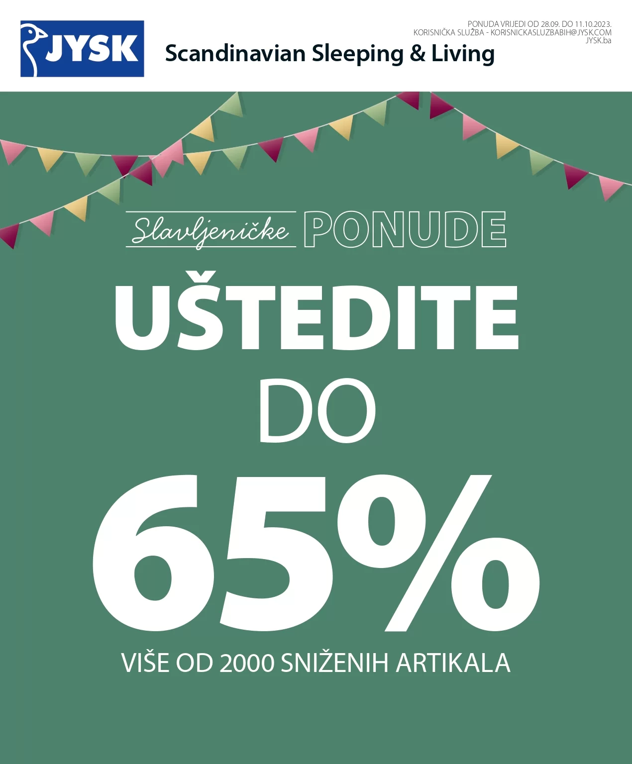 Jysk katalog 28.9-11.10.2023.