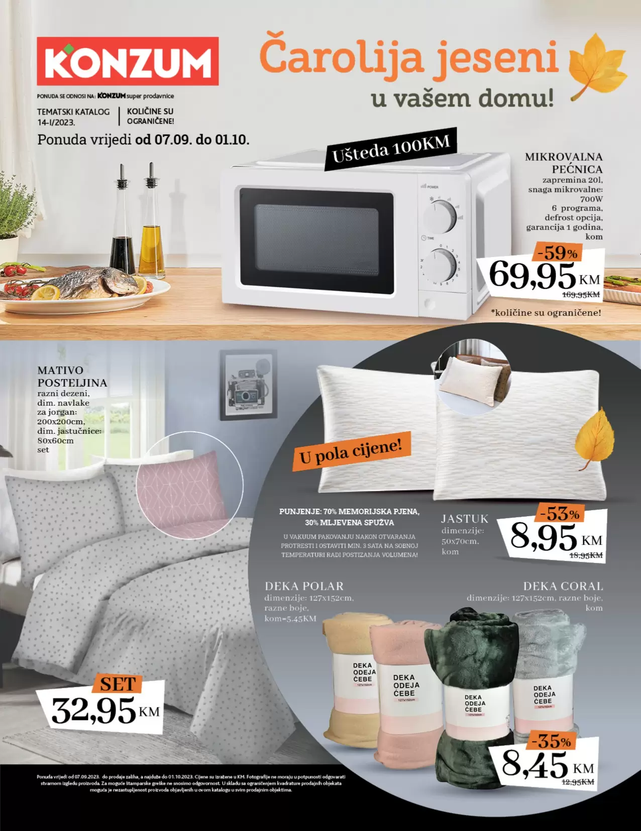 Konzum katalog SVE ZA DOM 7.9-1.10.2023.