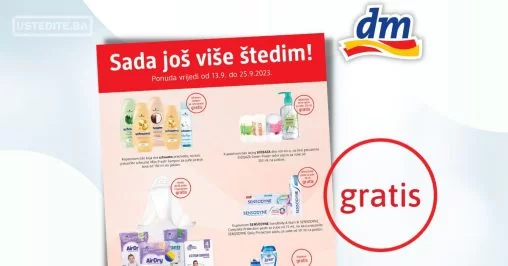 dm GRATIS Sada još više štedim
