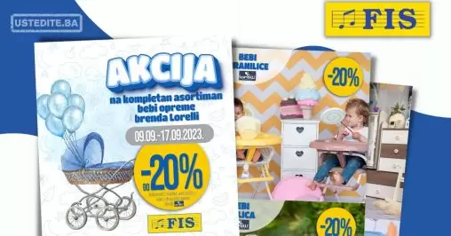 Fis akcija LORELLI asortiman - sniženje 9-19.9.2023.