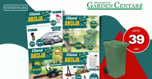 Garden Centar vikend akcija 9-10.9.2023.