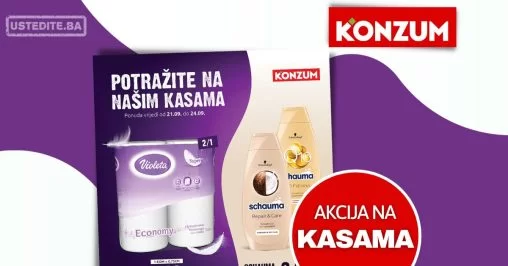 Konzum AKCIJA NA KASAMA 21-24.9.2023.
