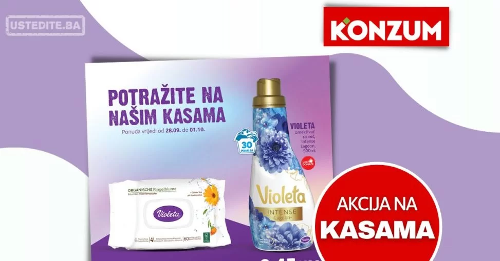 Konzum AKCIJA NA KASAMA