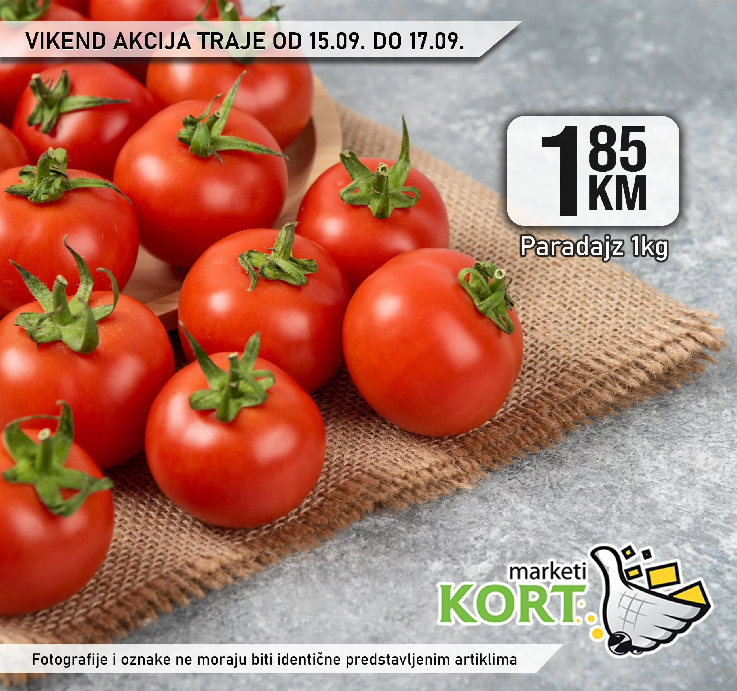 Kort vikend akcija 15-17.9.2023.