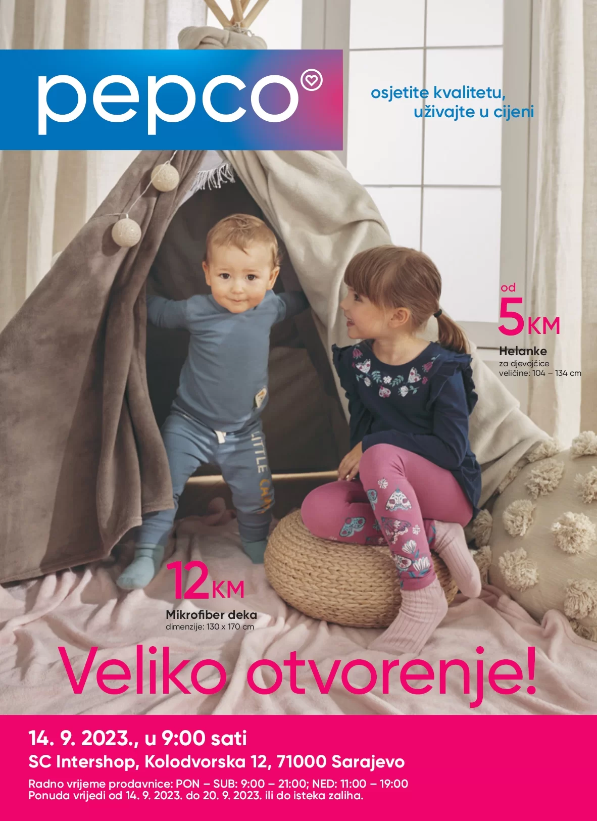 Pepco Sarajevo katalog - VELIKO OTVORENJE