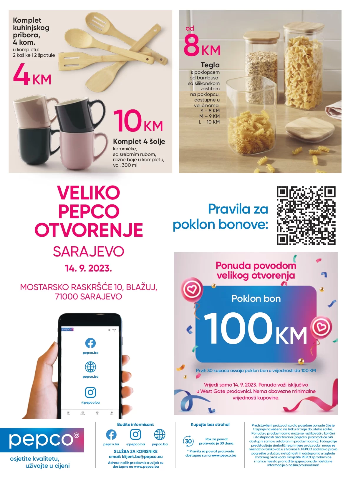 Pepco WEST GATE Sarajevo katalog - VELIKO OTVORENJE