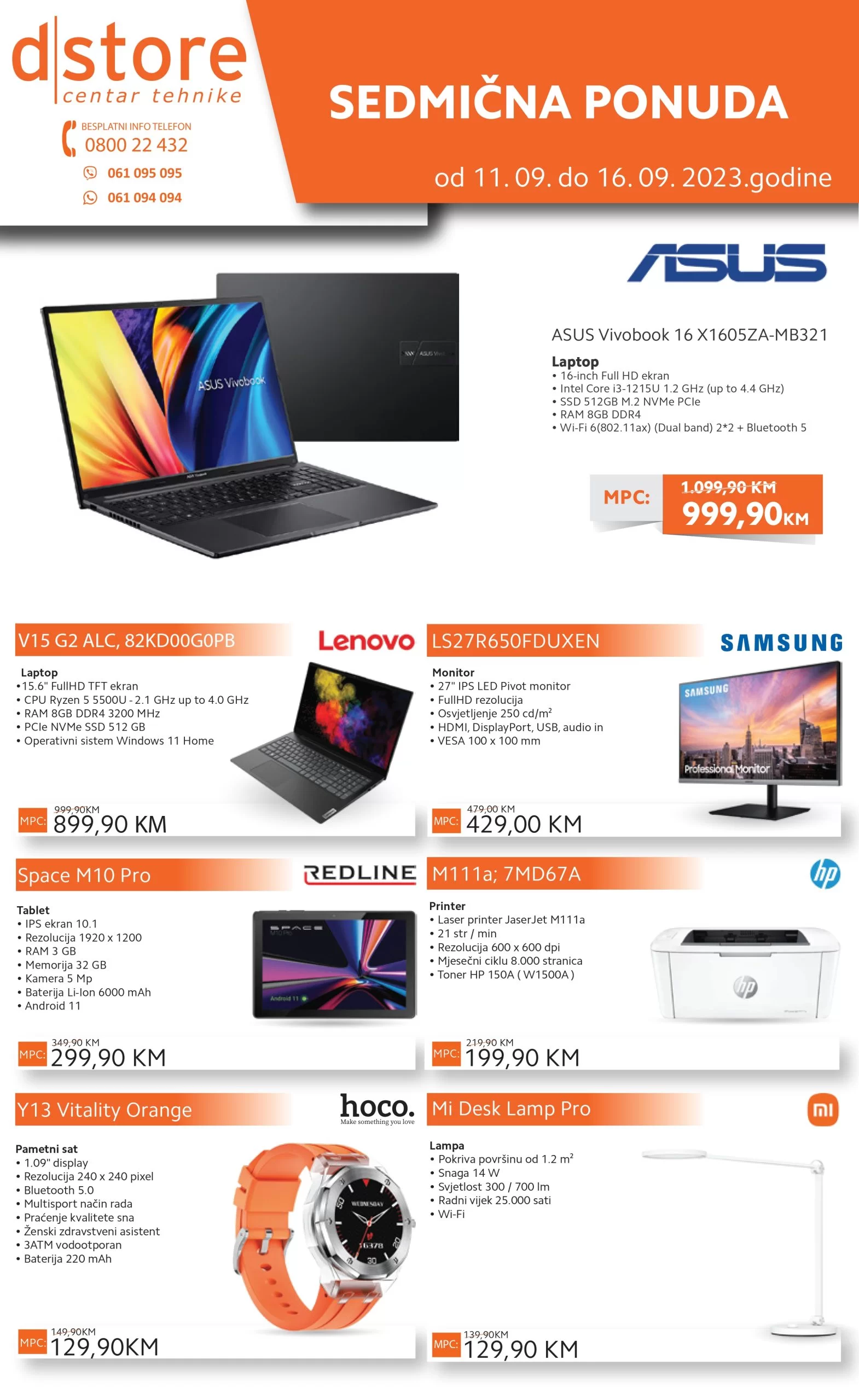 Dstore SEDMIČNA AKCIJA 11-16.9.2023.