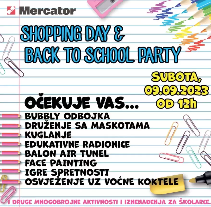 Mercator SHOPPING DAY - SNIŽENJE do 70%
