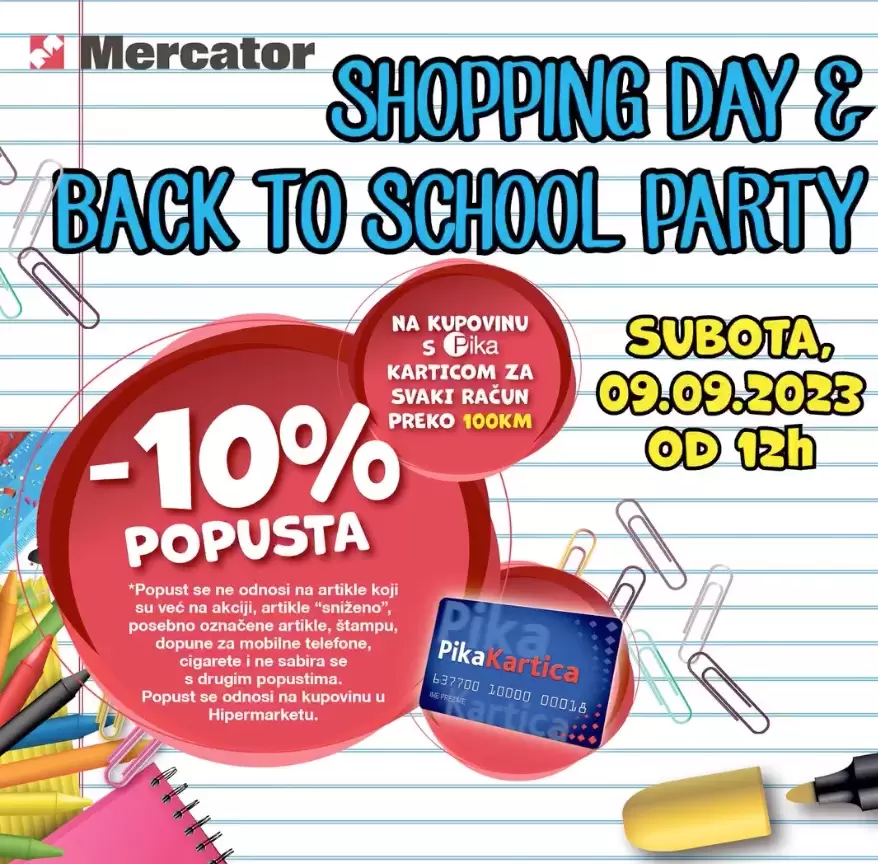 Mercator SHOPPING DAY - SNIŽENJE do 70%