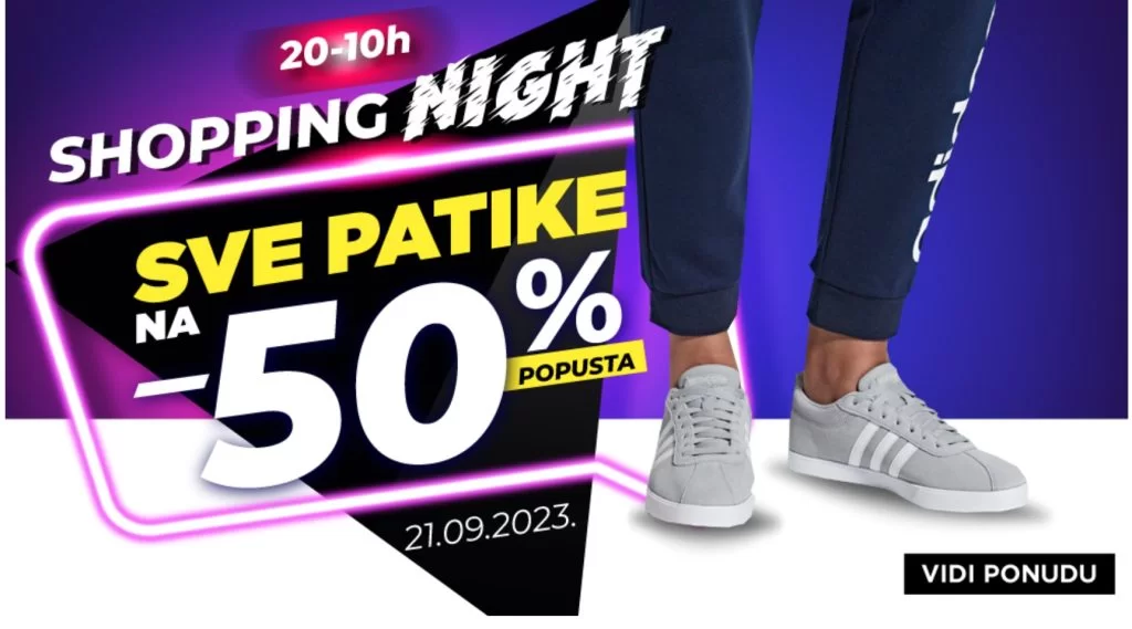Đak sport SHOPPING NIGHT 20-10h - 21.9.2023.