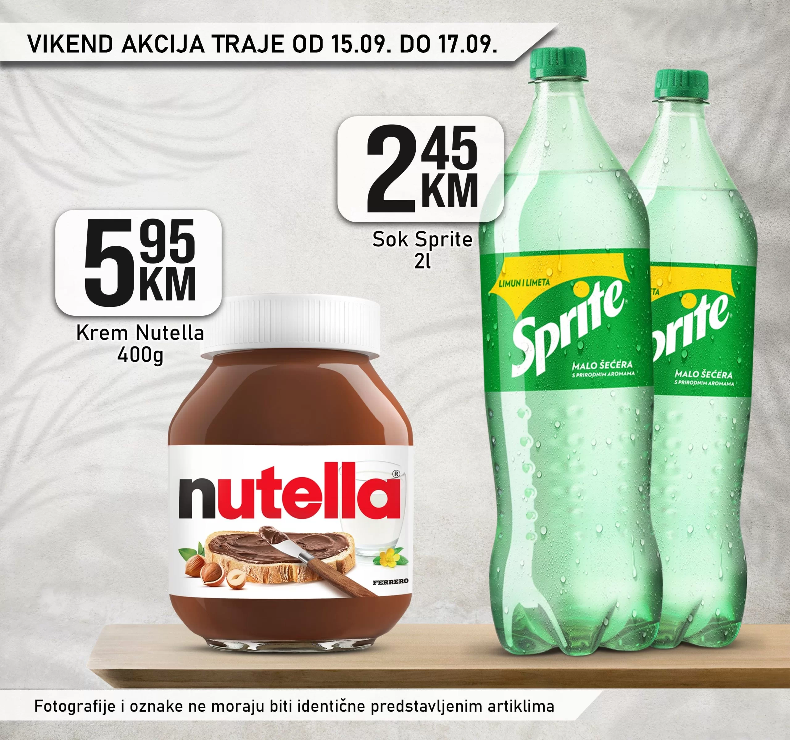 Kort vikend akcija 15-17.9.2023.