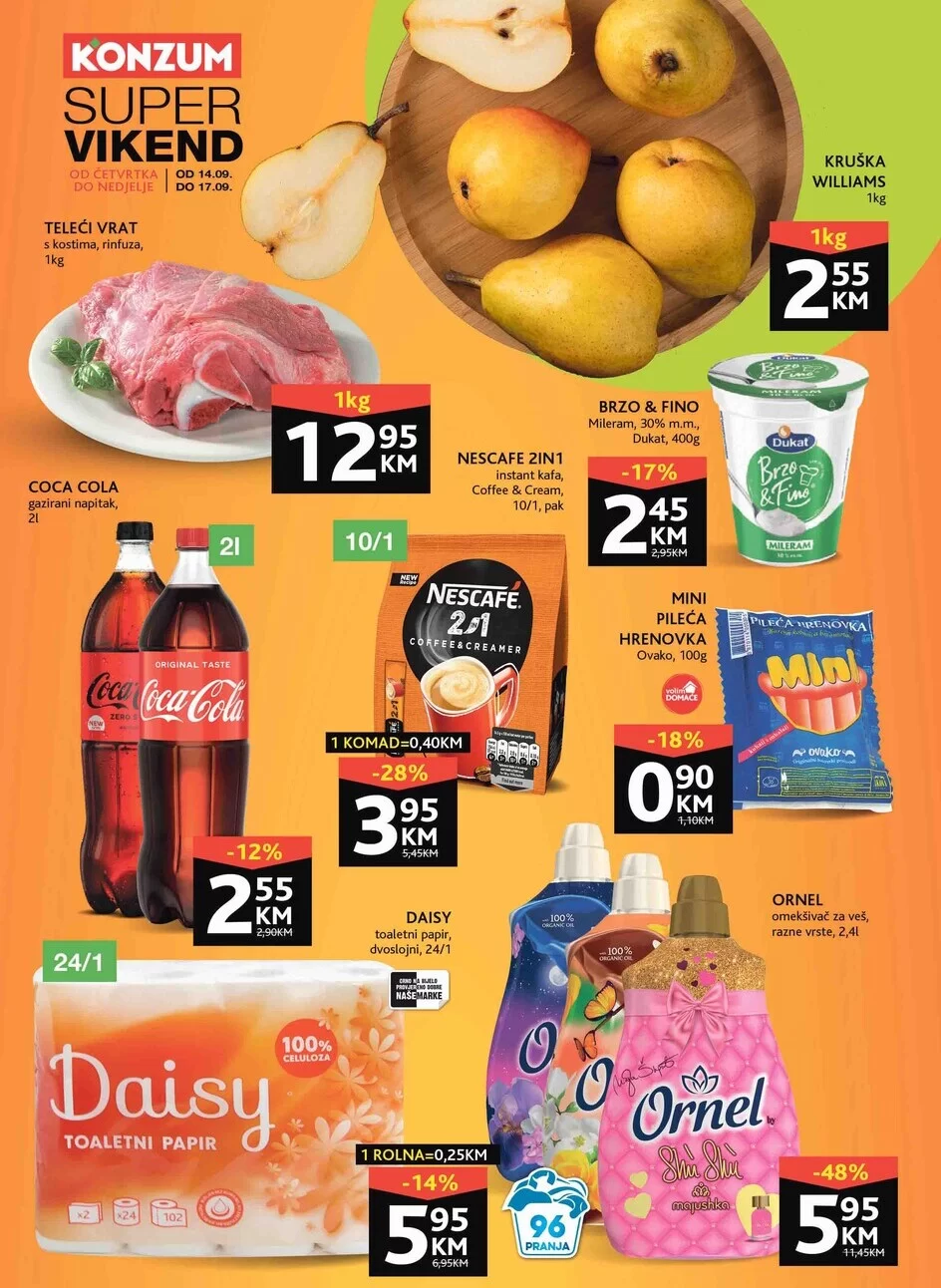 Konzum vikend akcija 14-17.9.2023. 
