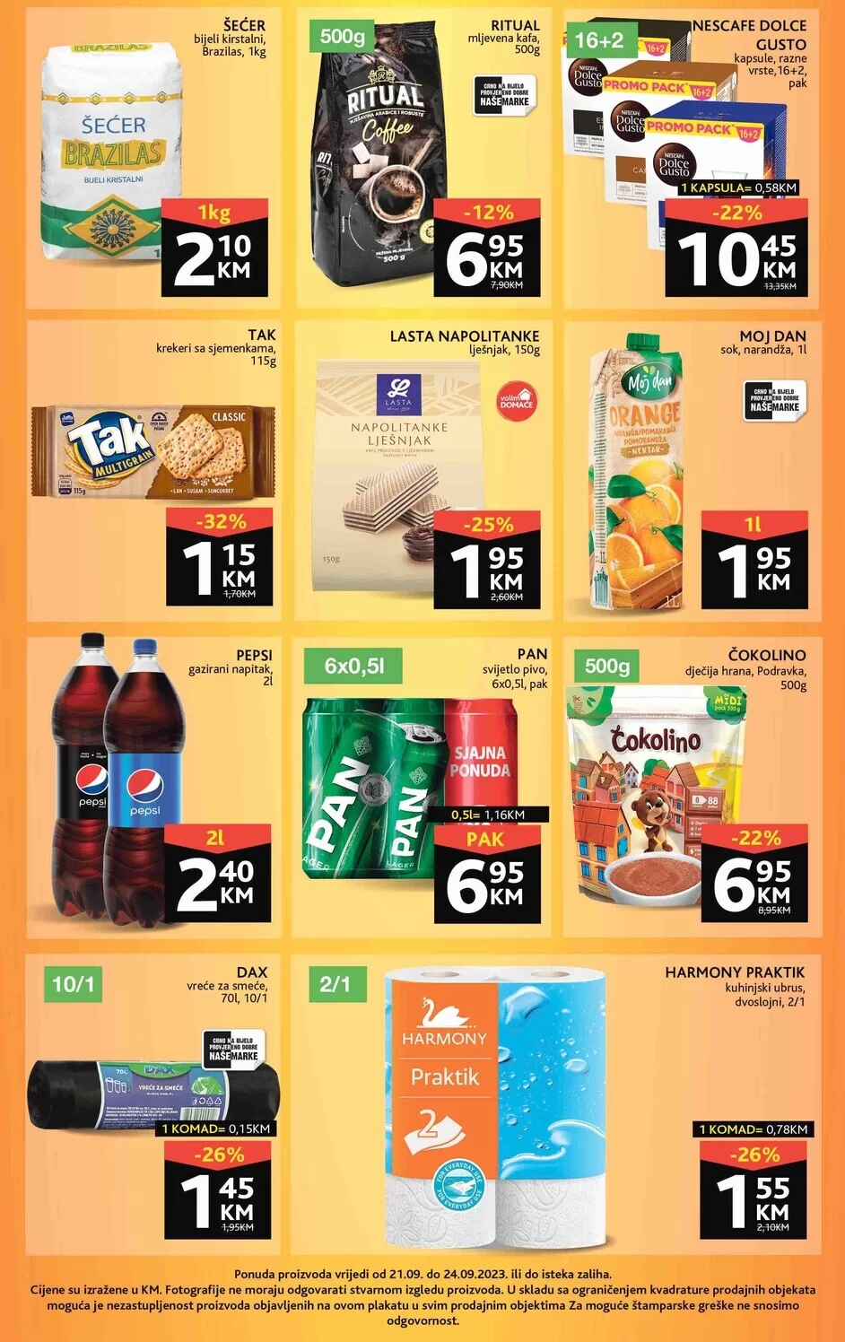 Konzum vikend akcija 21-24.9.2023.