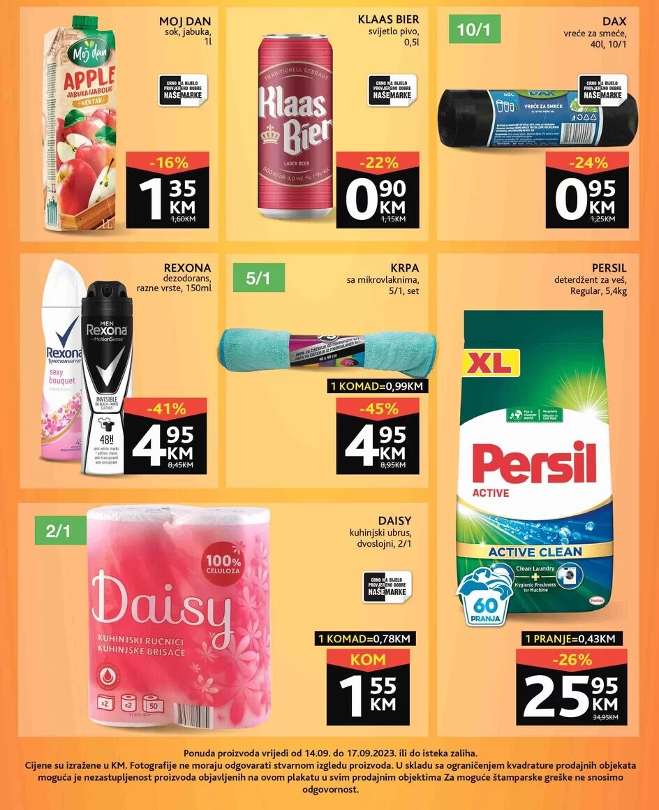 Konzum vikend akcija 14-17.9.2023.