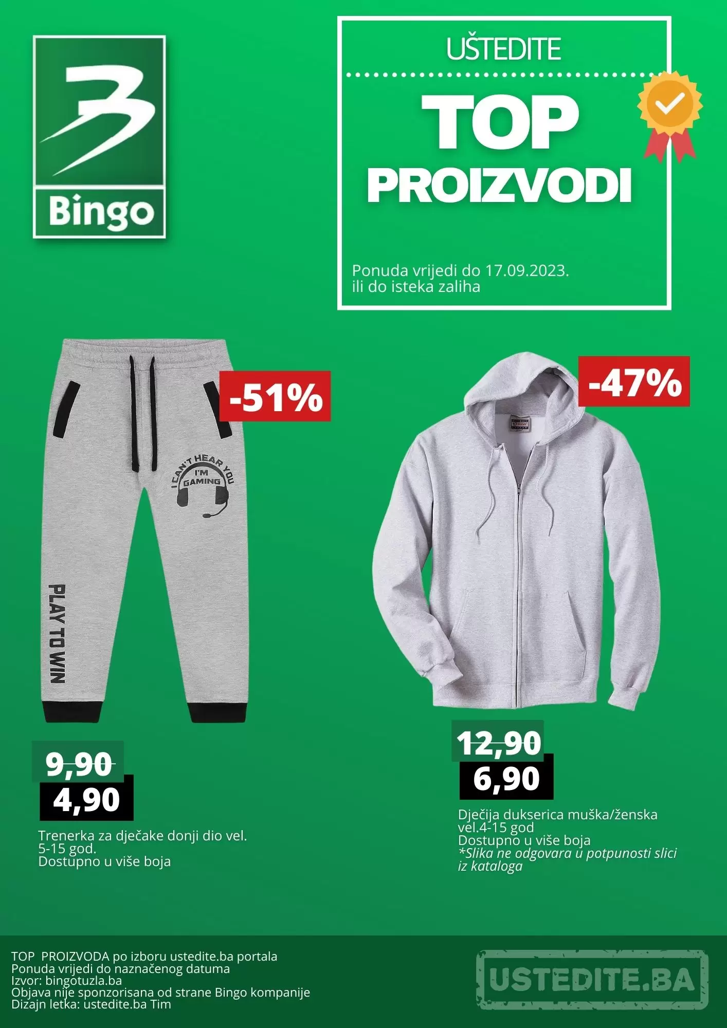 Bingo TOP PROIZVODI - SNIŽENJE do 51%