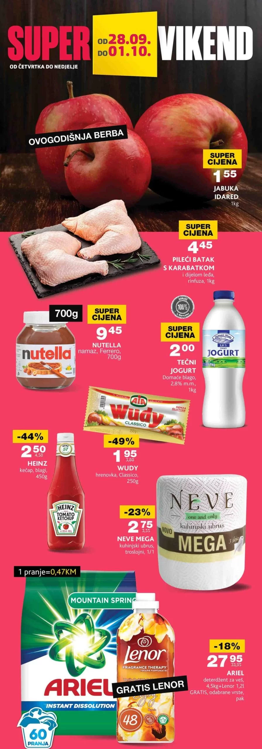 Mercator vikend akcija 28.9-1.10.2023.