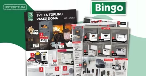 Bingo katalog - Sve za toplinu vašeg doma 25.9-5.11.2023.