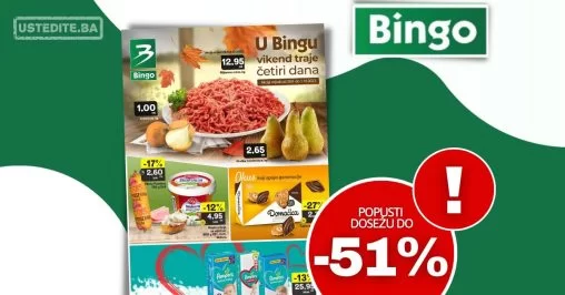Bingo vikend akcija 28.9-1.10.2023.